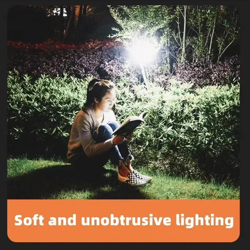 1/2/4/6/8/10 buc. Lumină de camping, lampă de urgență cu LED reîncărcabilă prin USB, felinare portabile în aer liber cu cârlig pentru corturi de grătar, bec de baterie