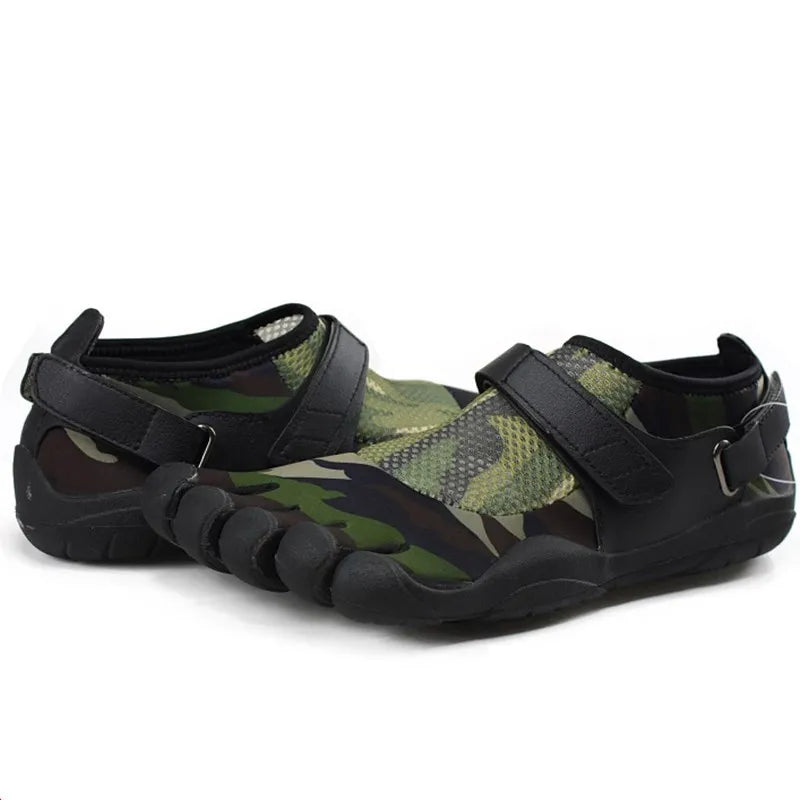 Sporturi în aer liber Degete ușoare separate de picioare Pantofi din amonte Bărbați Femei Uscare rapidă Respirabil cu 5 degete Pantofi de drumeție pe jos Pantofi acvatici